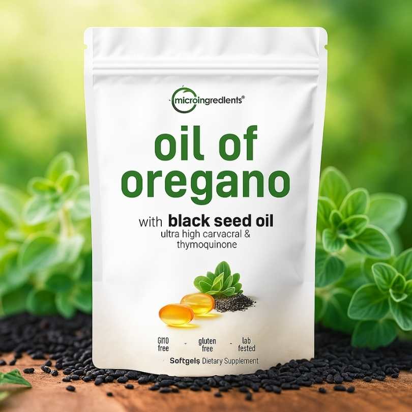 OIL OF OREGANO - El escudo natural de Orégano + Semilla Negra para defensas y energía diarias