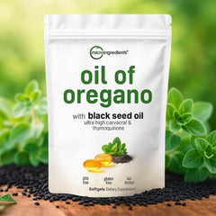 OIL OF OREGANO - El escudo natural de Orégano + Semilla Negra para defensas y energía diarias