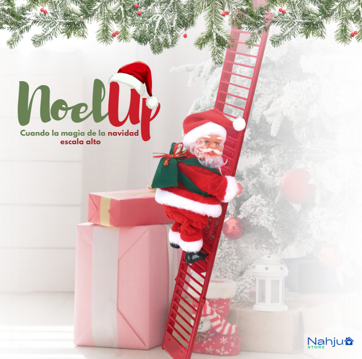 NoelUp la navidad más mágica- Papá Noel Sube y baja Escalera 🎄