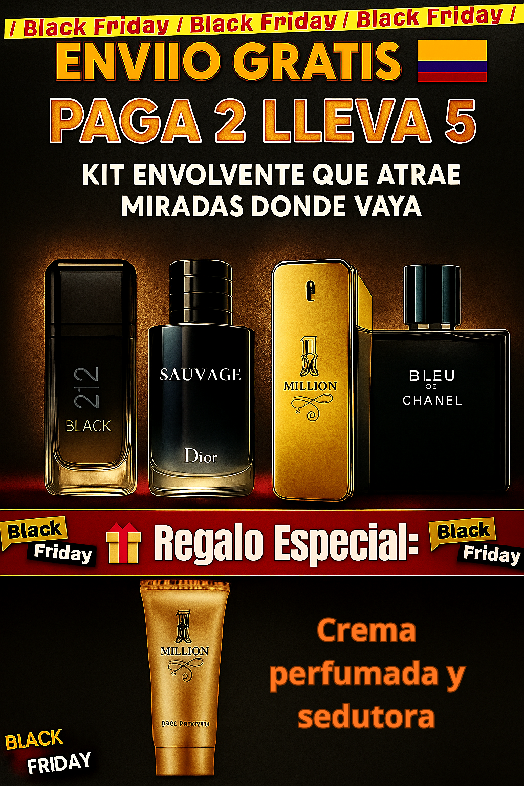 💎 Black Friday – Llévate 5 por el precio de 2 + Bonus Exclusivo de Crema Aromática Gratis 💎