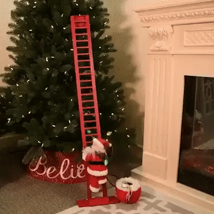 NoelUp la navidad más mágica- Papá Noel Sube y baja Escalera 🎄