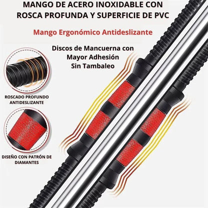 💪 Kit de Pesas 44 LBS + Barra Acolchada 🎁 Más de 20 piezas 🔥 Acabe com a falta de resultados em casa!